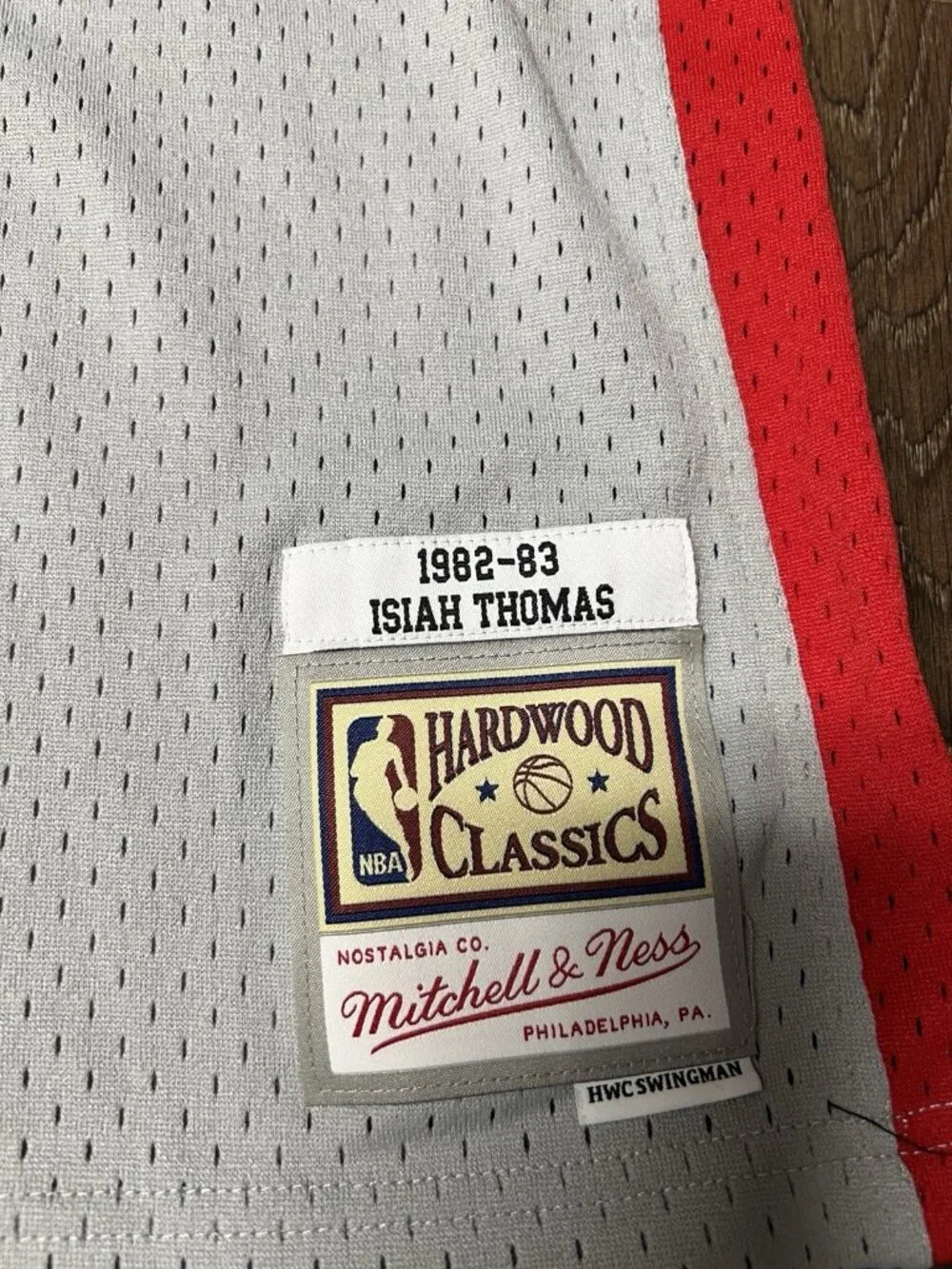100% Authentic Mitchell & Ness 88-89 Isiah Thomas Detroit Pistons Jersey Sz 3XL